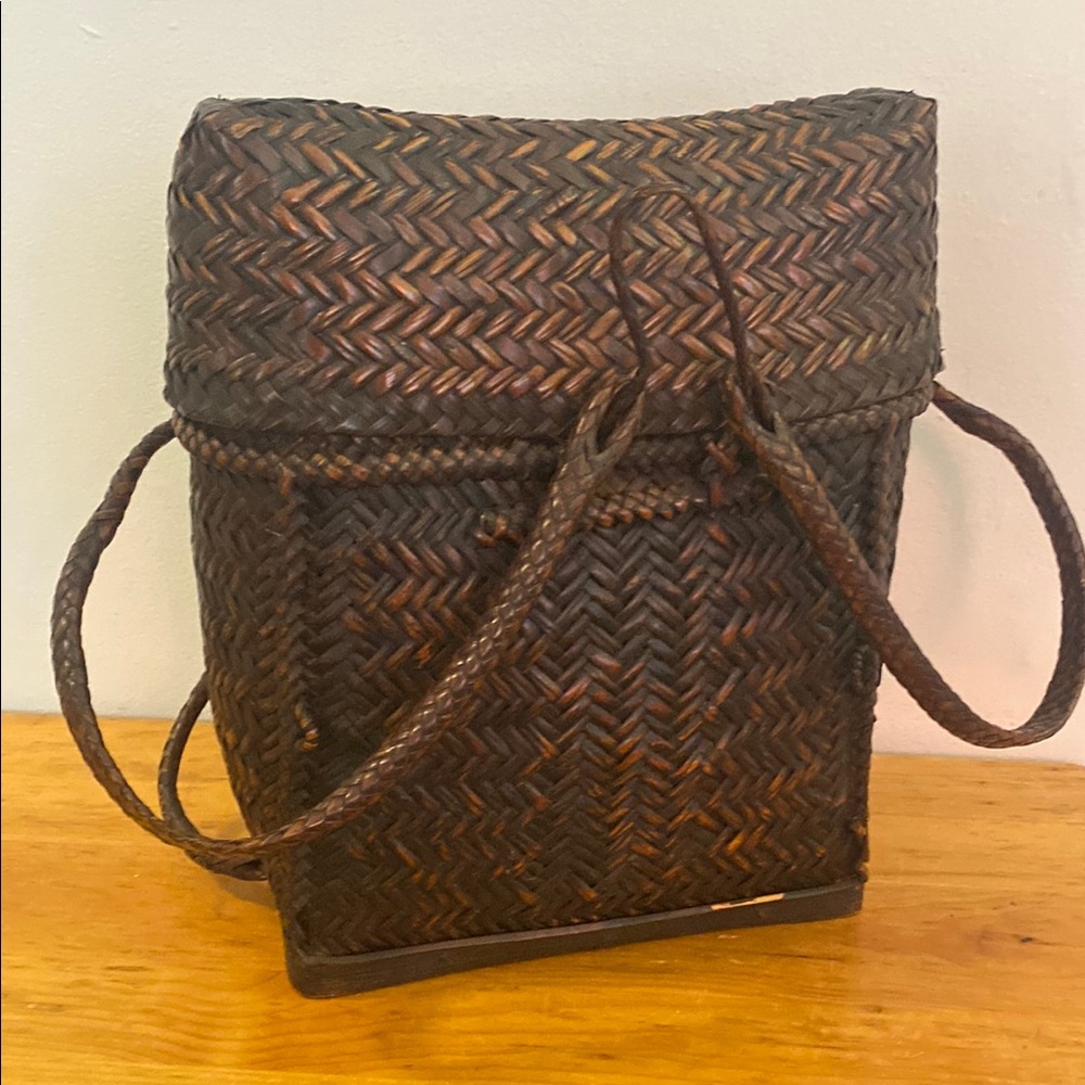 Rattan Pasiking Basket Backpack